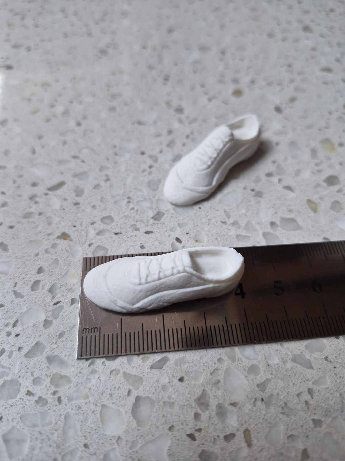 Sport Shoes White 2pcs Edible Cake Decorations