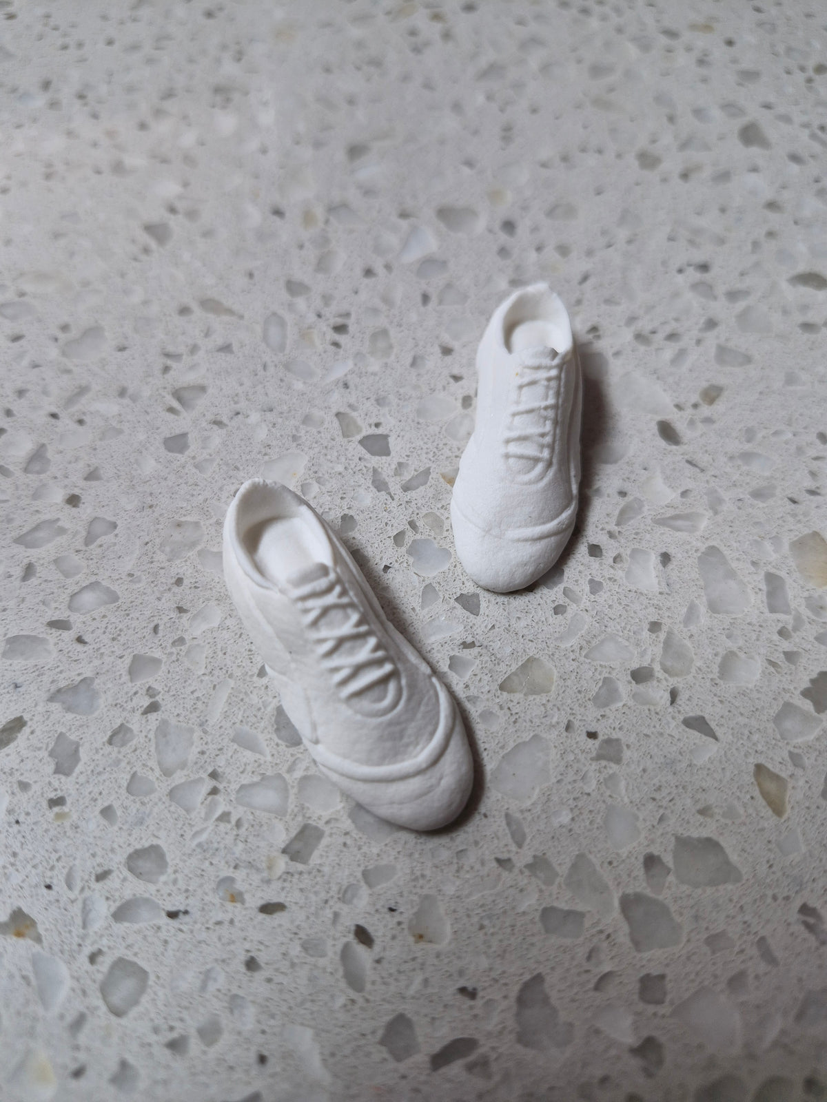 Sport Shoes White 2pcs Edible Cake Decorations