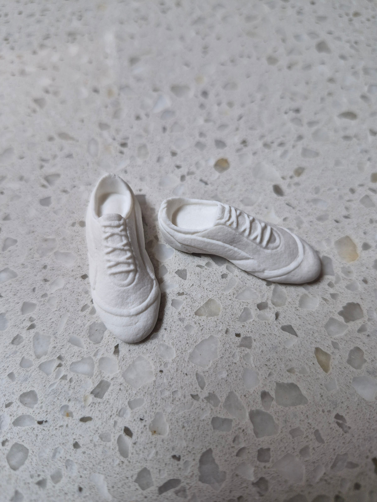 Sport Shoes White 2pcs Edible Cake Decorations