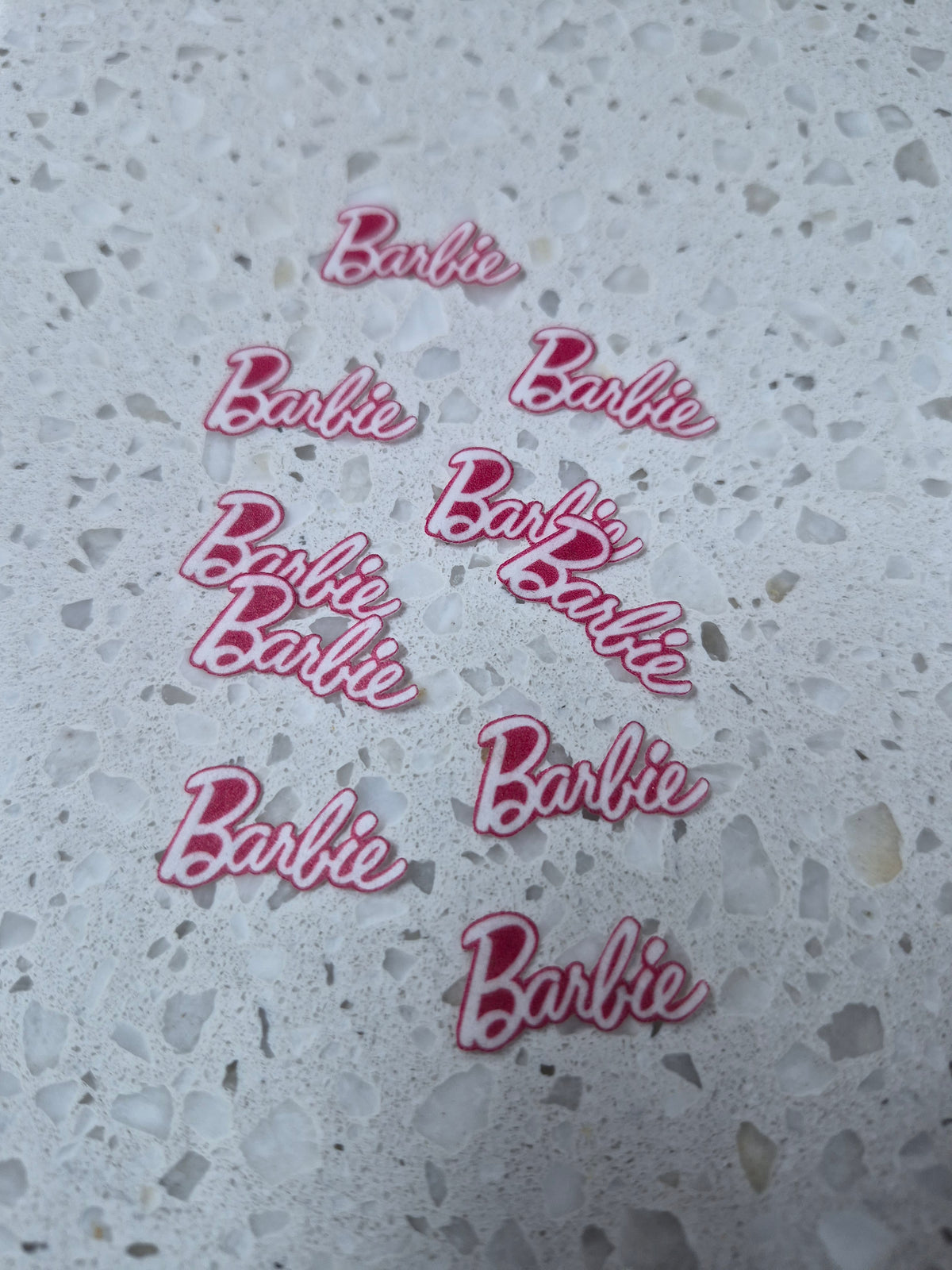 Barbie 02 Length 2.2cm Edible Wafer Paper Cutouts - Set of 10