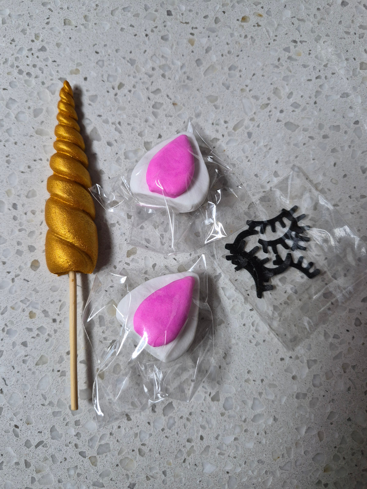 Unicorn Set 11pcs Edible Cake Decorations