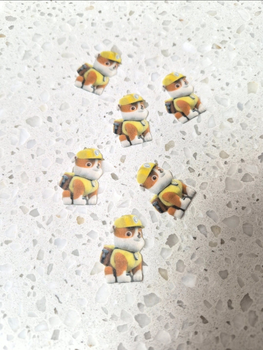 Paw Patrol #06 Length 2.5cm Wafer Paper Cutouts - Set of 6
