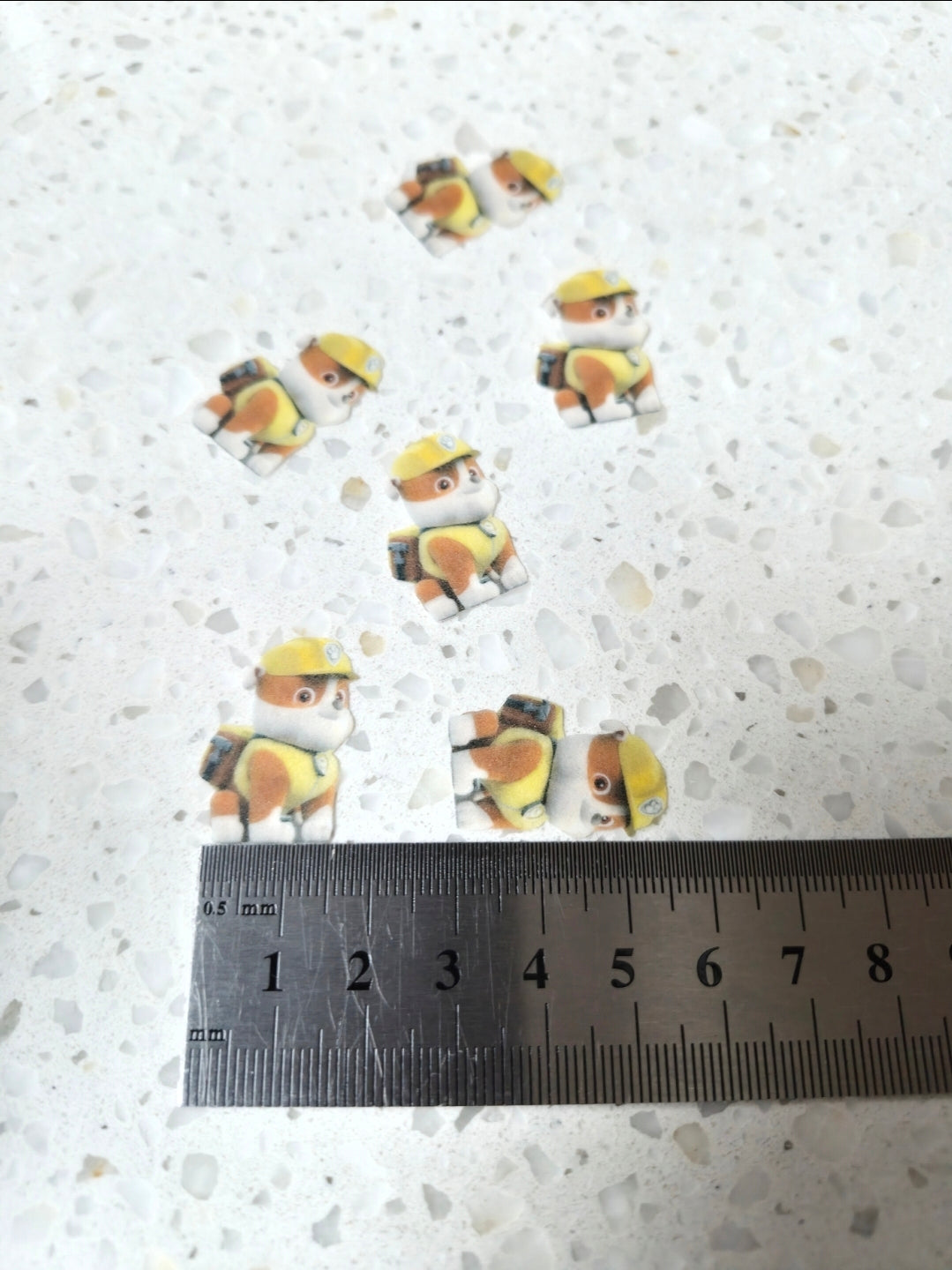 Paw Patrol #06 Length 2.5cm Wafer Paper Cutouts - Set of 6