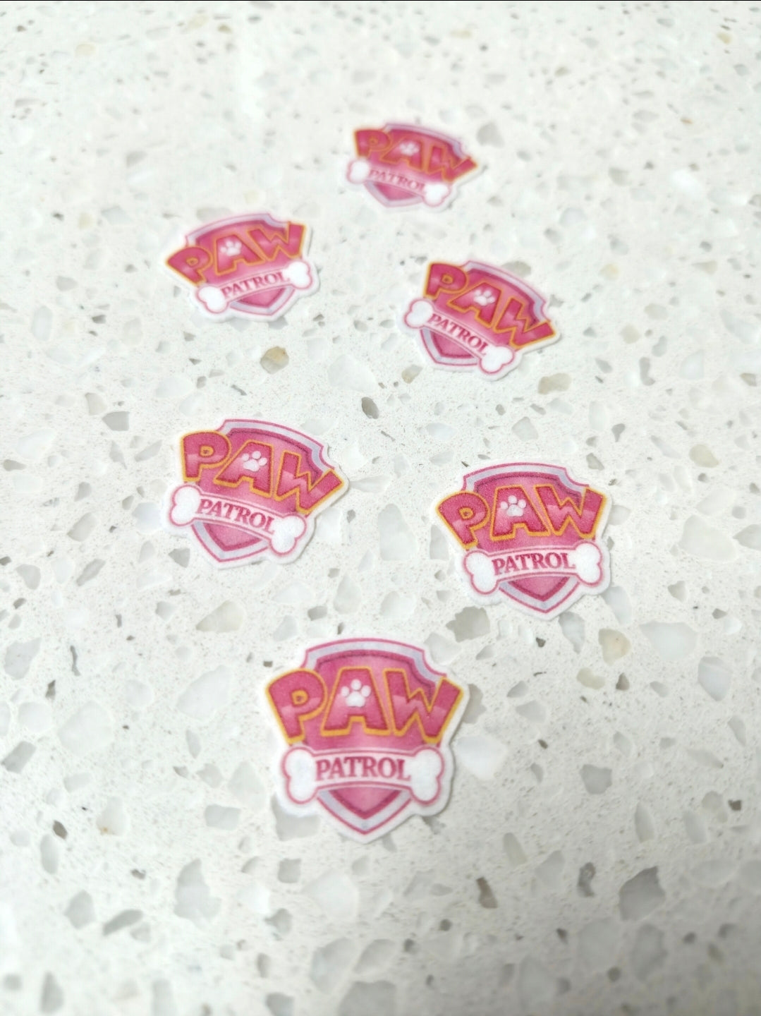 Paw Patrol #08 Length 2.5cm Wafer Paper Cutouts - Set of 6
