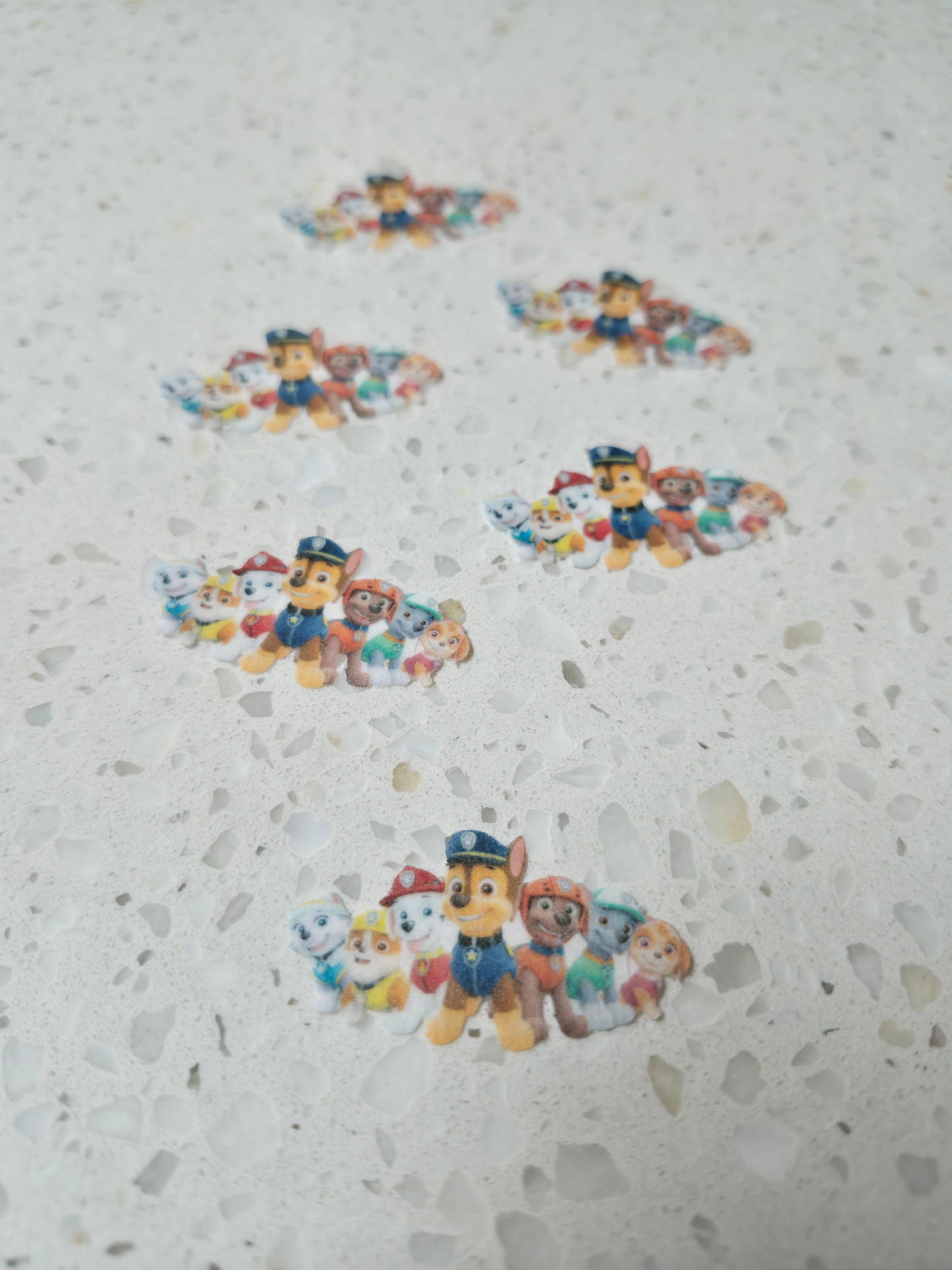 Paw Patrol #03 Length 4cm Wafer Paper Cutouts - Set of 6
