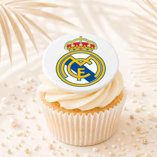 Soccer MFC Cupcake Topper Edible Cake Decorations