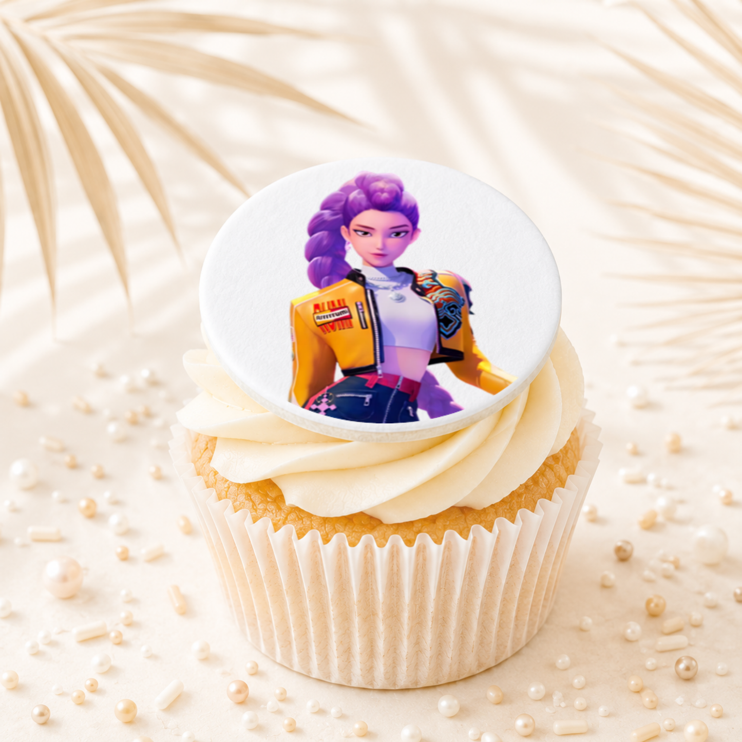 K Pop Demon Hunters 03 Cupcake Topper Edible Cake Decorations