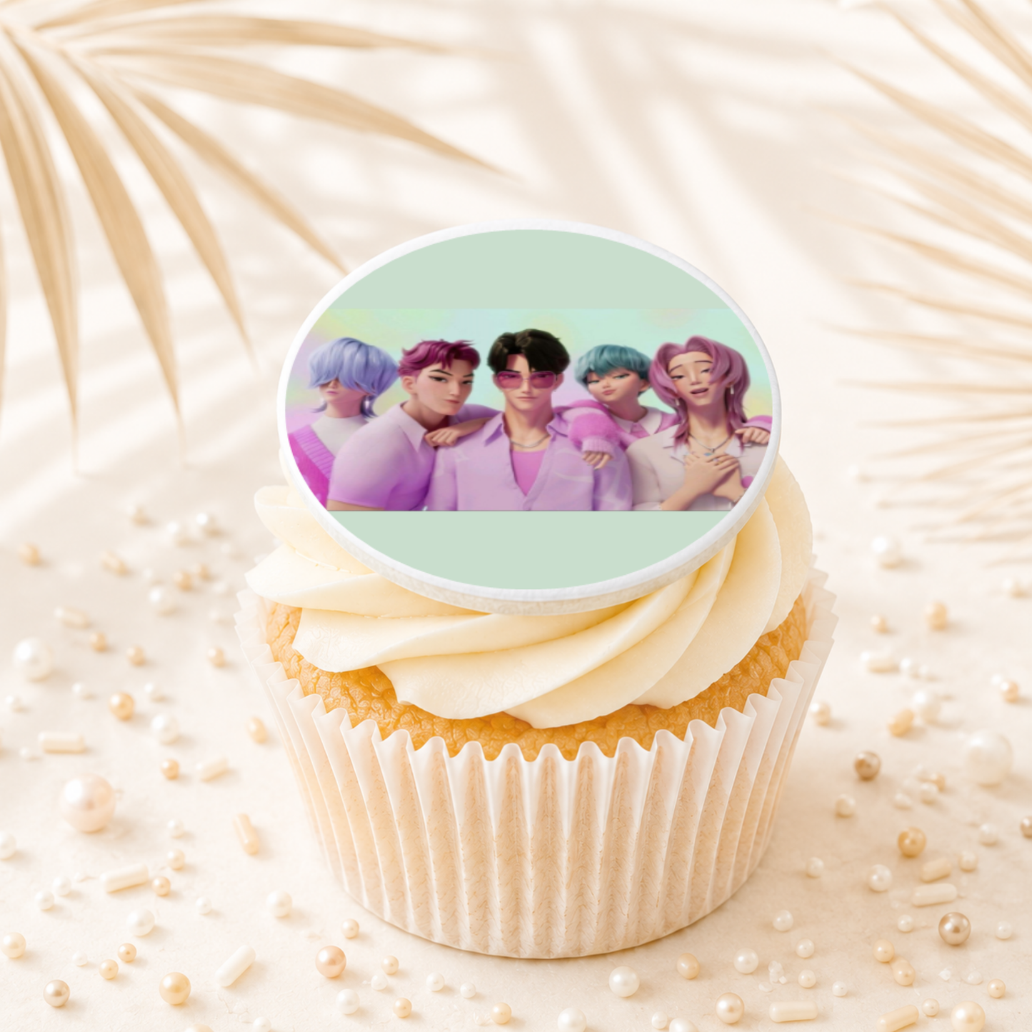 K Pop Demon Hunters 06 Cupcake Topper Edible Cake Decorations