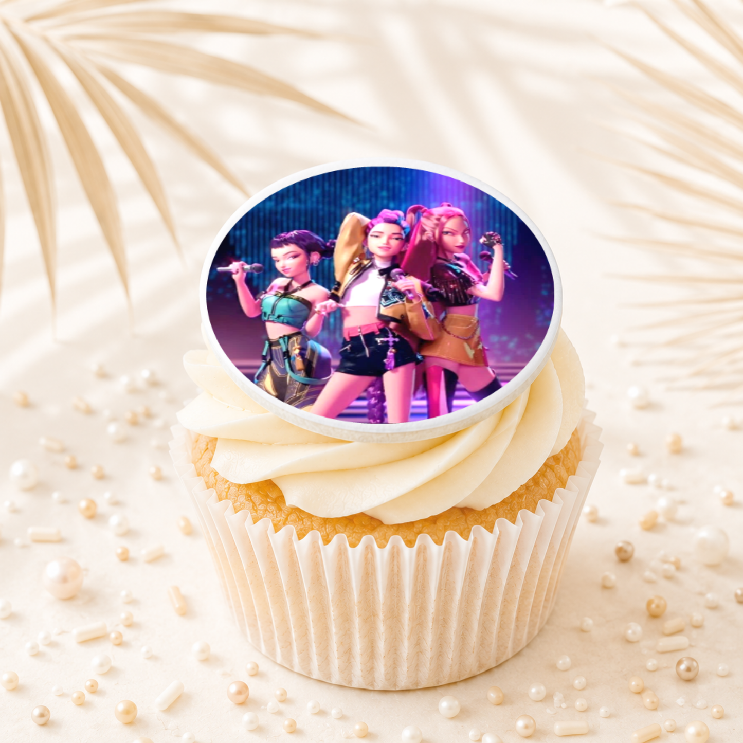 K Pop Demon Hunters 08 Cupcake Topper Edible Cake Decorations