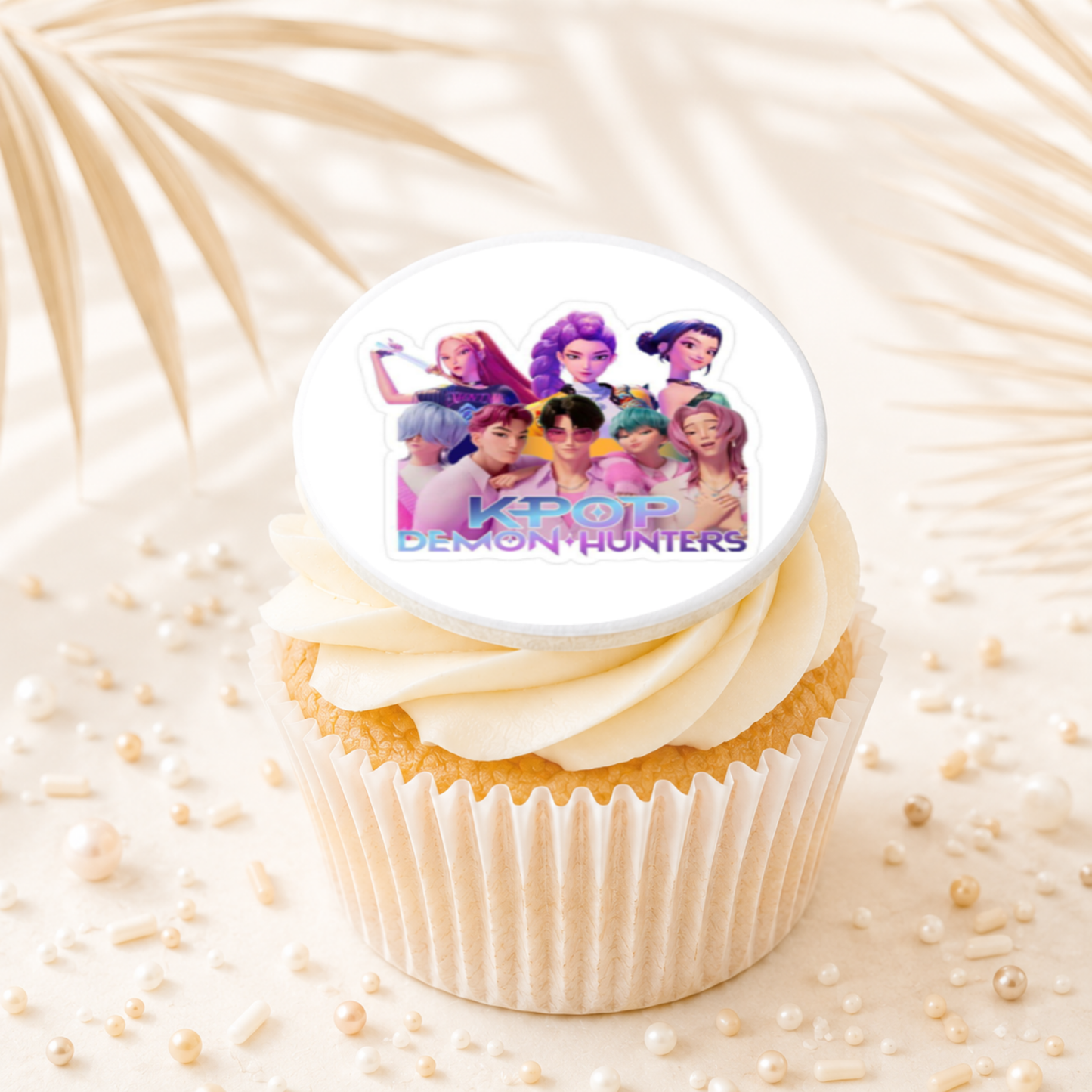 K Pop Demon Hunters 09 Cupcake Topper Edible Cake Decorations