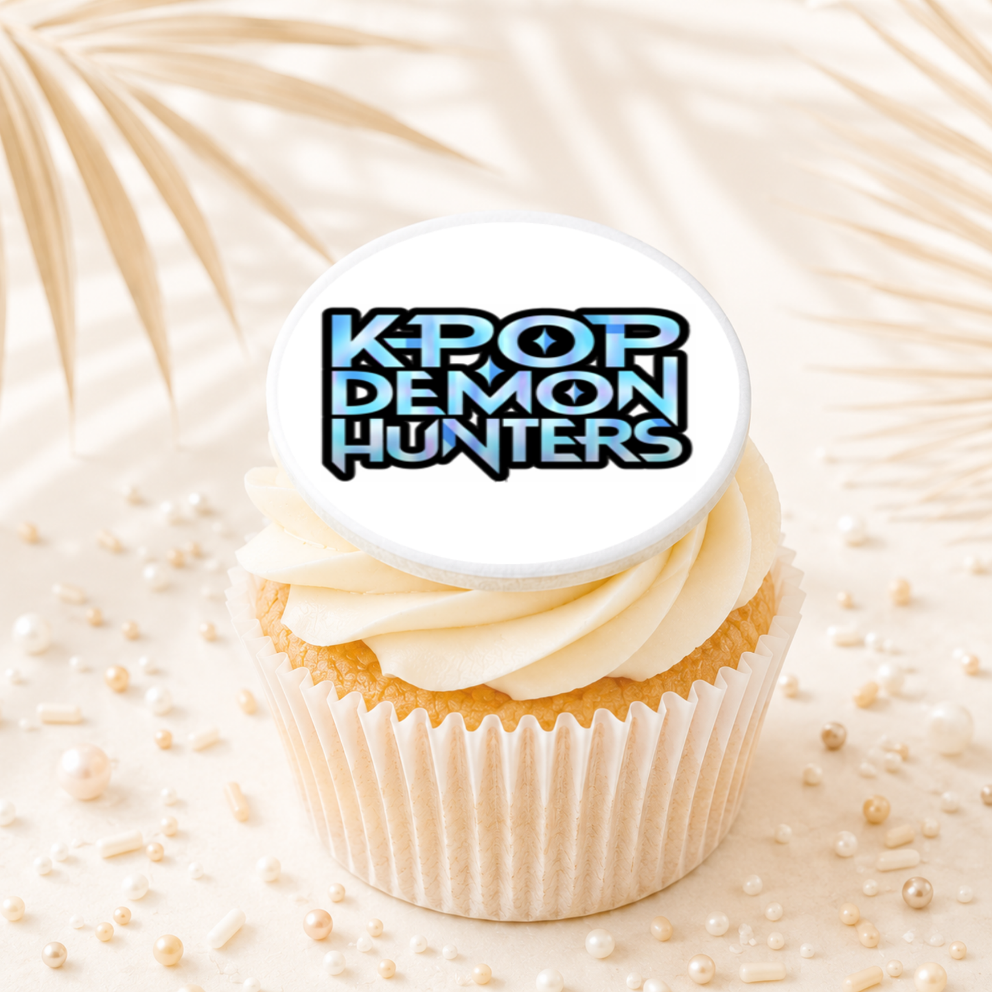 K Pop Demon Hunters 10 Cupcake Topper Edible Cake Decorations