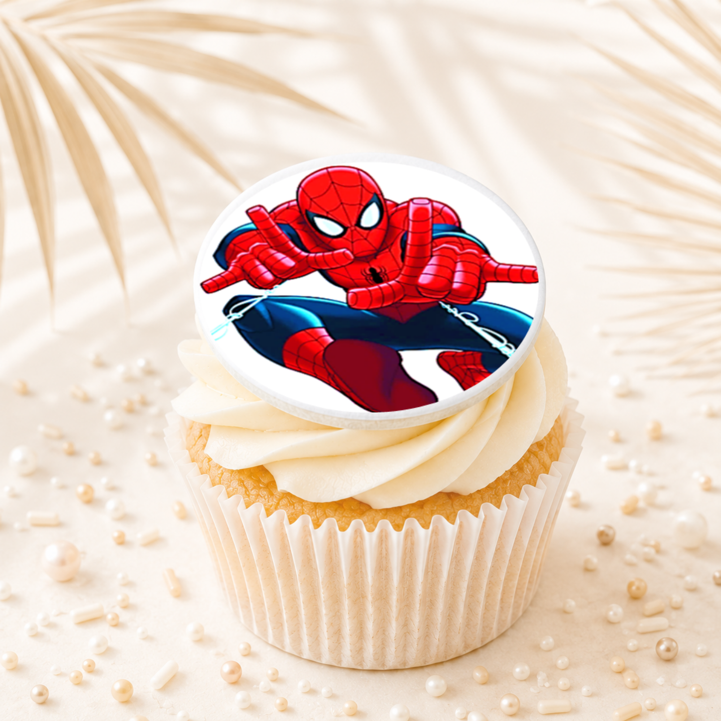 Spider man 02 Cupcake Topper Edible Cake Decorations
