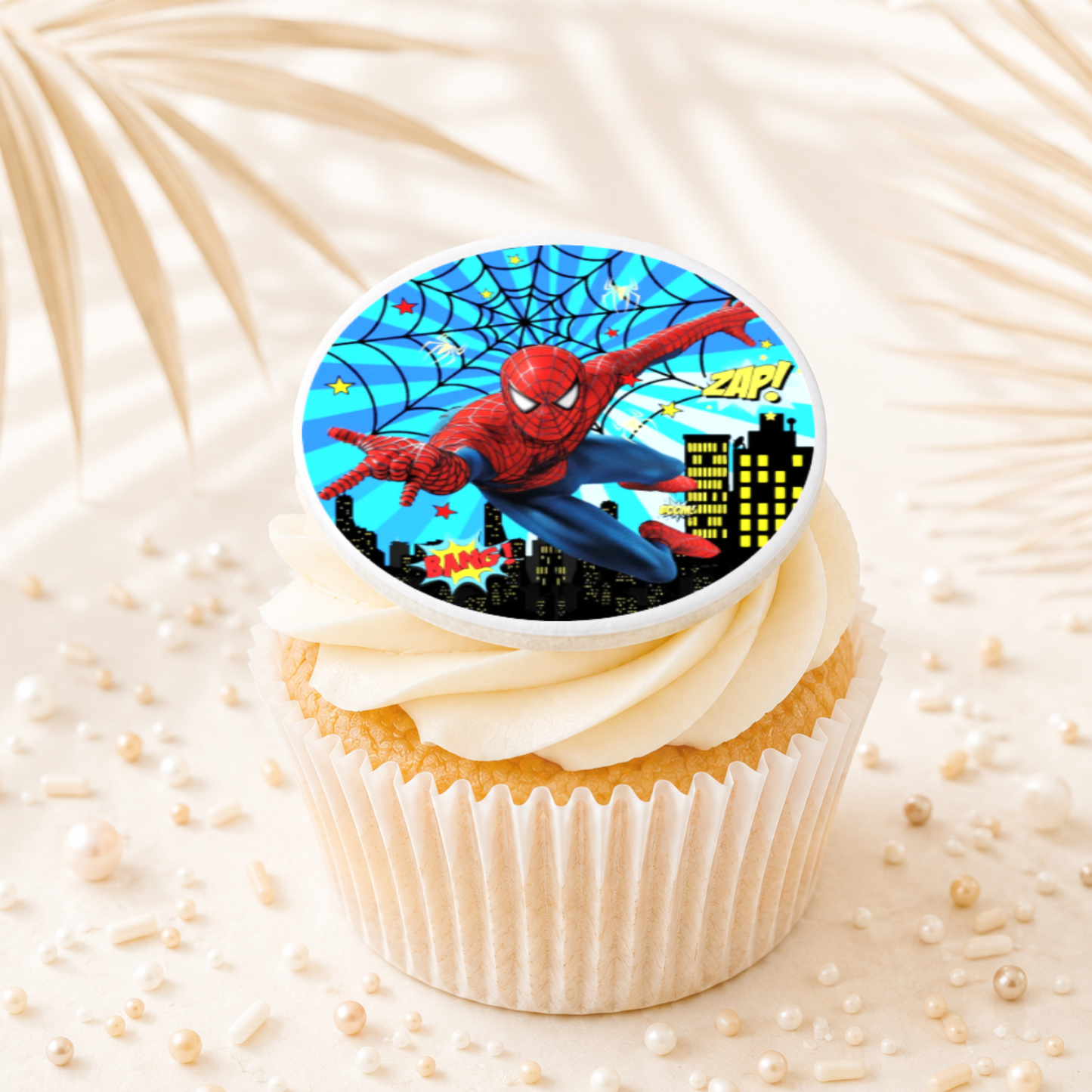 Spider man 03 Cupcake Topper Edible Cake Decorations
