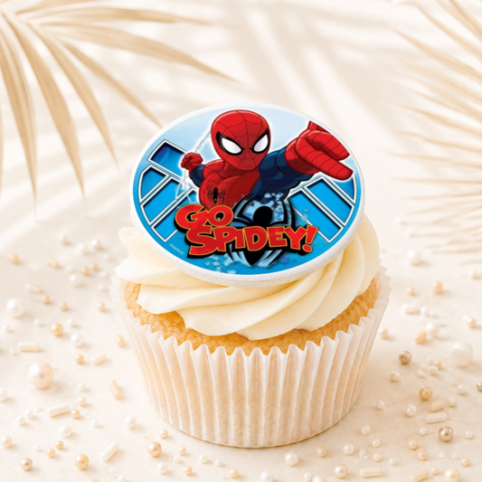 Spiderman 08 Cupcake Topper Edible Cake Decorations
