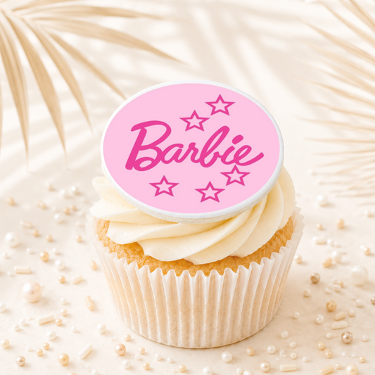 Barbie 04 Cupcake Topper Edible Cake Decorations