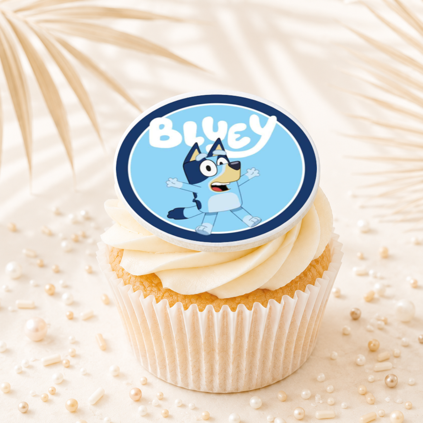 Bluey 02 Cupcake Topper Edible Cake Decorations
