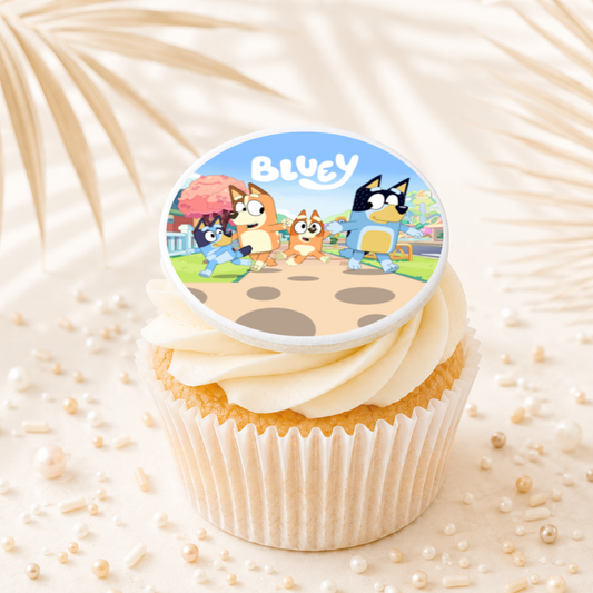 Bluey 09 Cupcake Topper Edible Cake Decorations