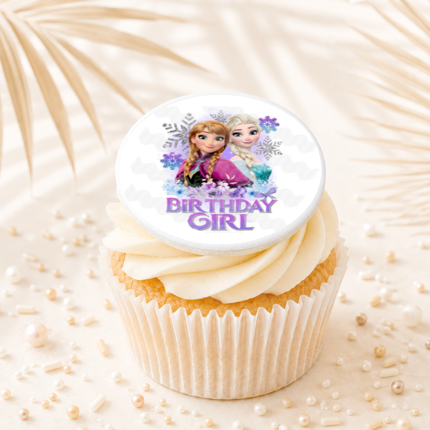 Frozen 04 Cupcake Topper Edible Cake Decorations