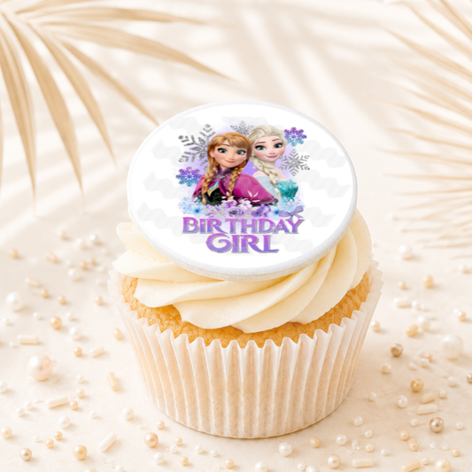 Frozen 04 Cupcake Topper Edible Cake Decorations