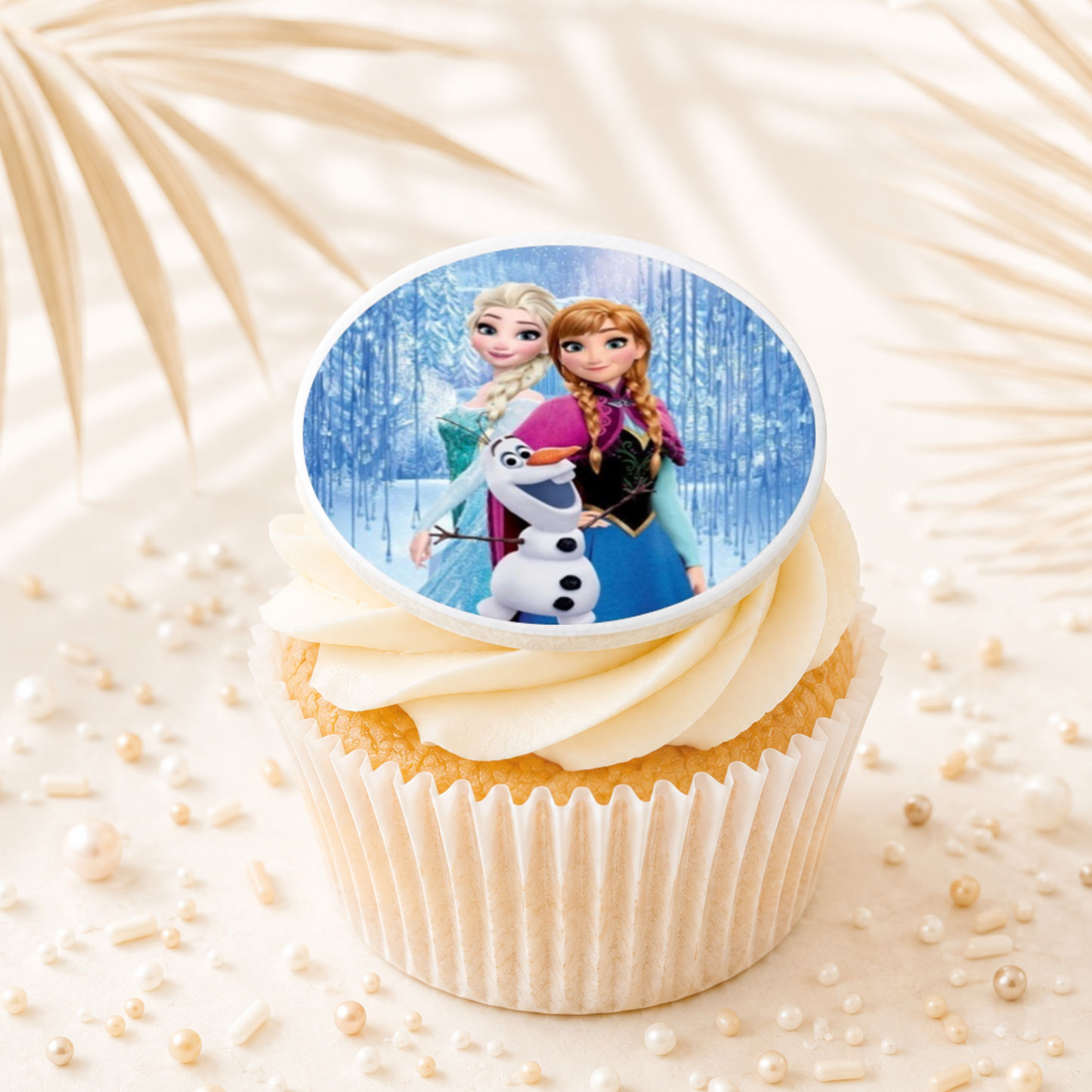 Frozen 05 Cupcake Topper Edible Cake Decorations