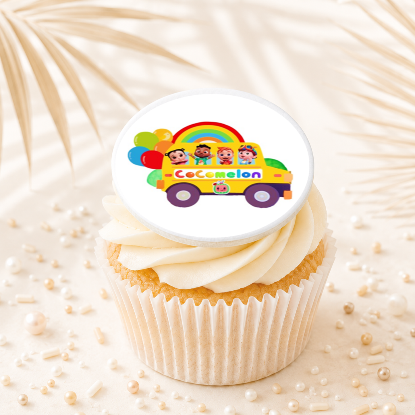 Cocomelon 02 Cupcake Topper Edible Cake Decorations