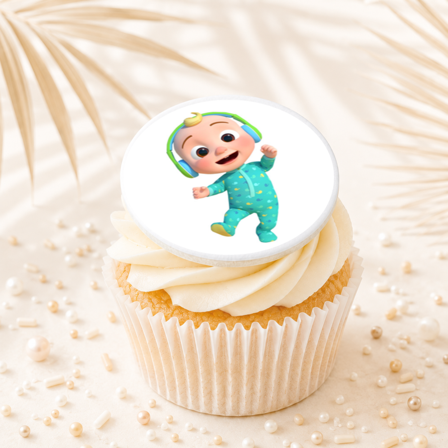 Cocomelon 03 Cupcake Topper Edible Cake Decorations