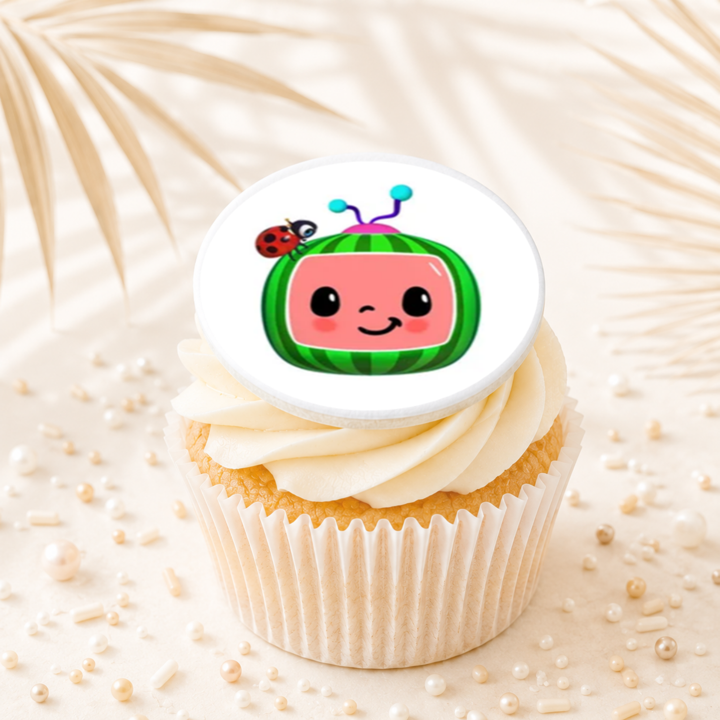 Cocomelon 04 Cupcake Topper Edible Cake Decorations