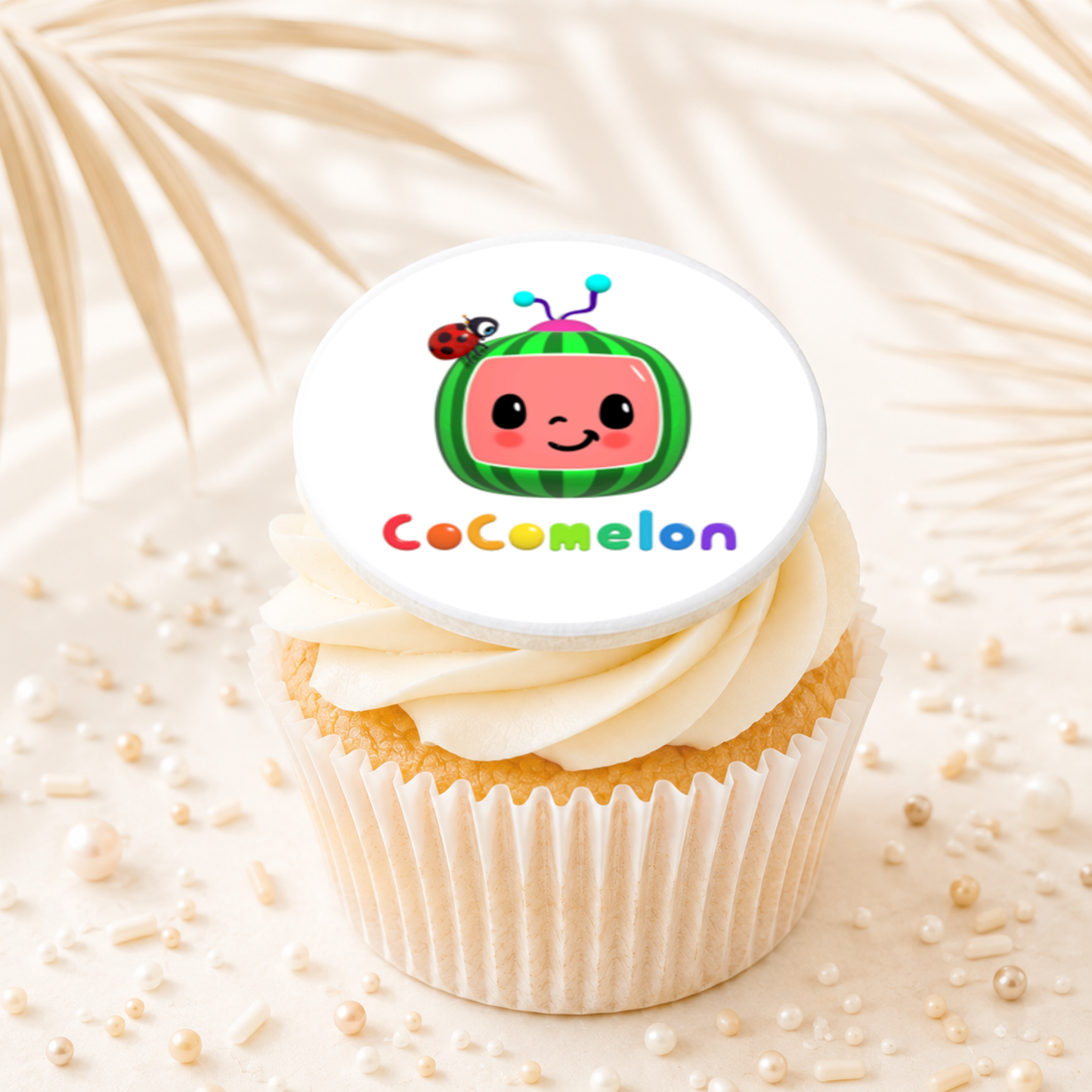 Cocomelon 05 Cupcake Topper Edible Cake Decorations