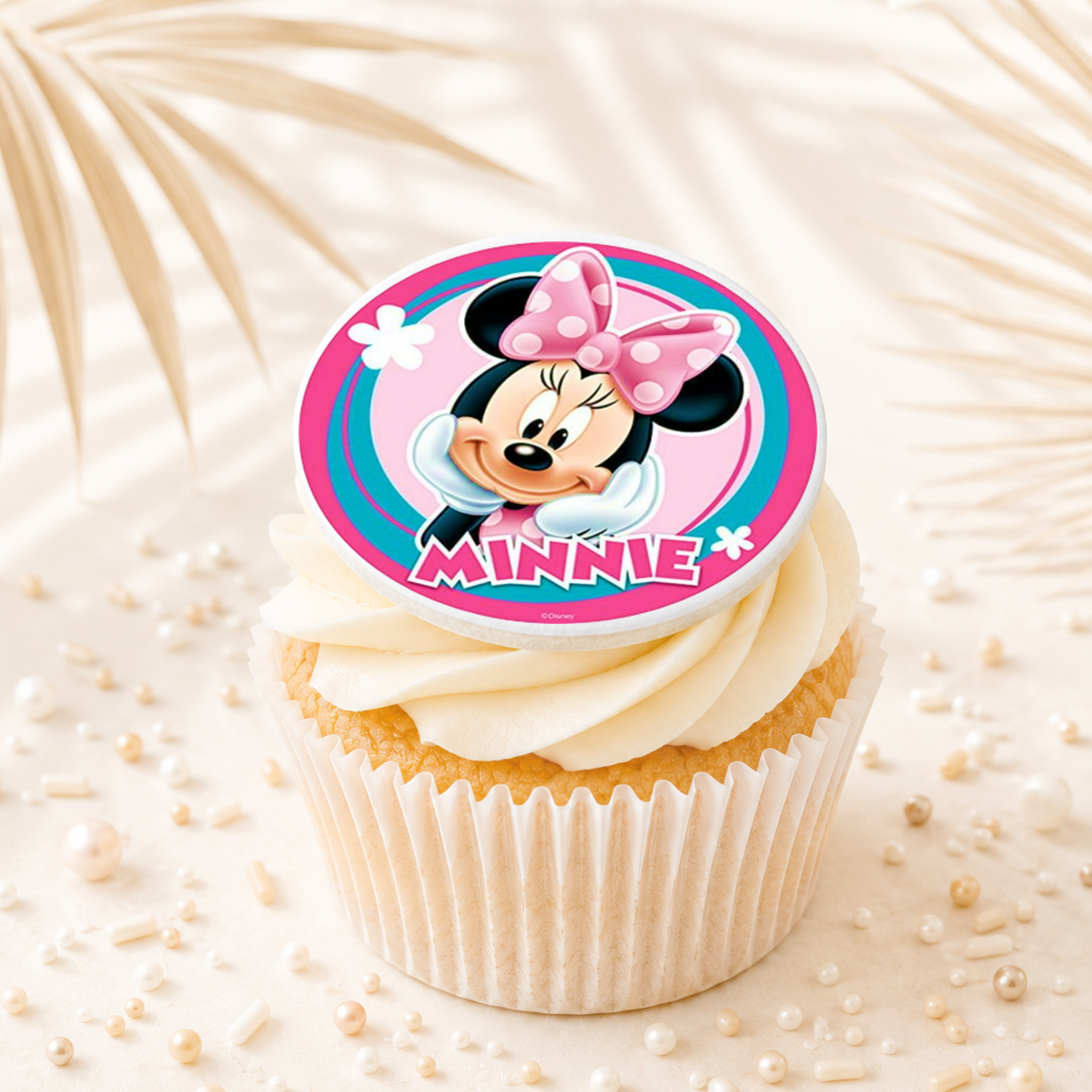 Minnie Mouse 03 Cupcake Topper Edible Cake Decorations