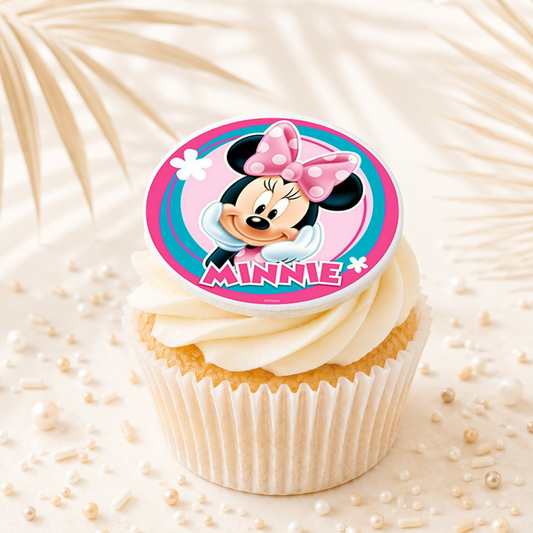 Minnie Mouse 03 Cupcake Topper Edible Cake Decorations