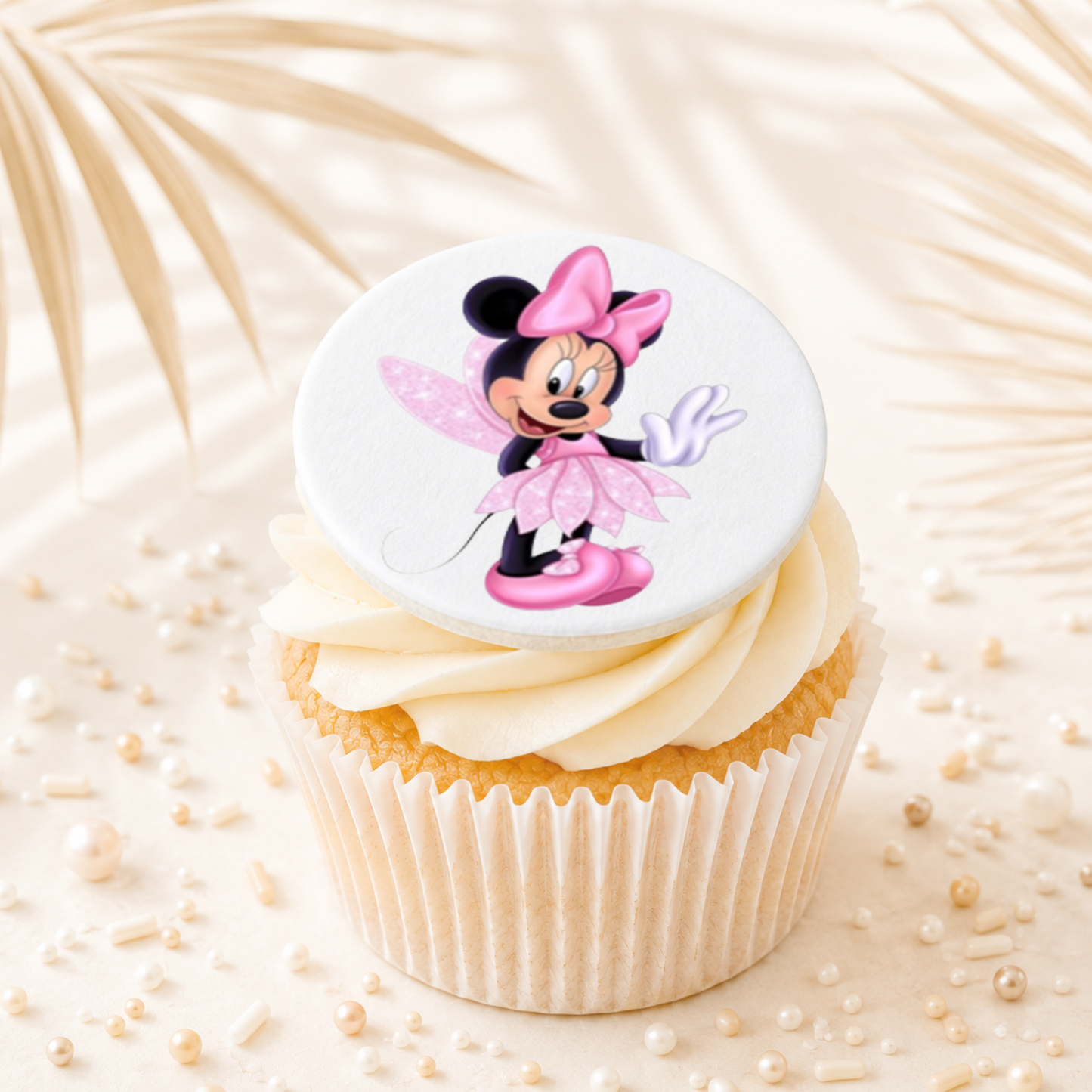 Minnie Mouse 06 Cupcake Topper Edible Cake Decorations