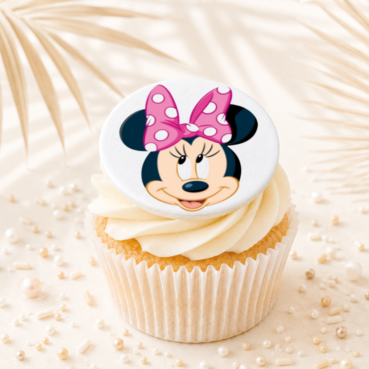 Minnie Mouse 07 Cupcake Topper Edible Cake Decorations