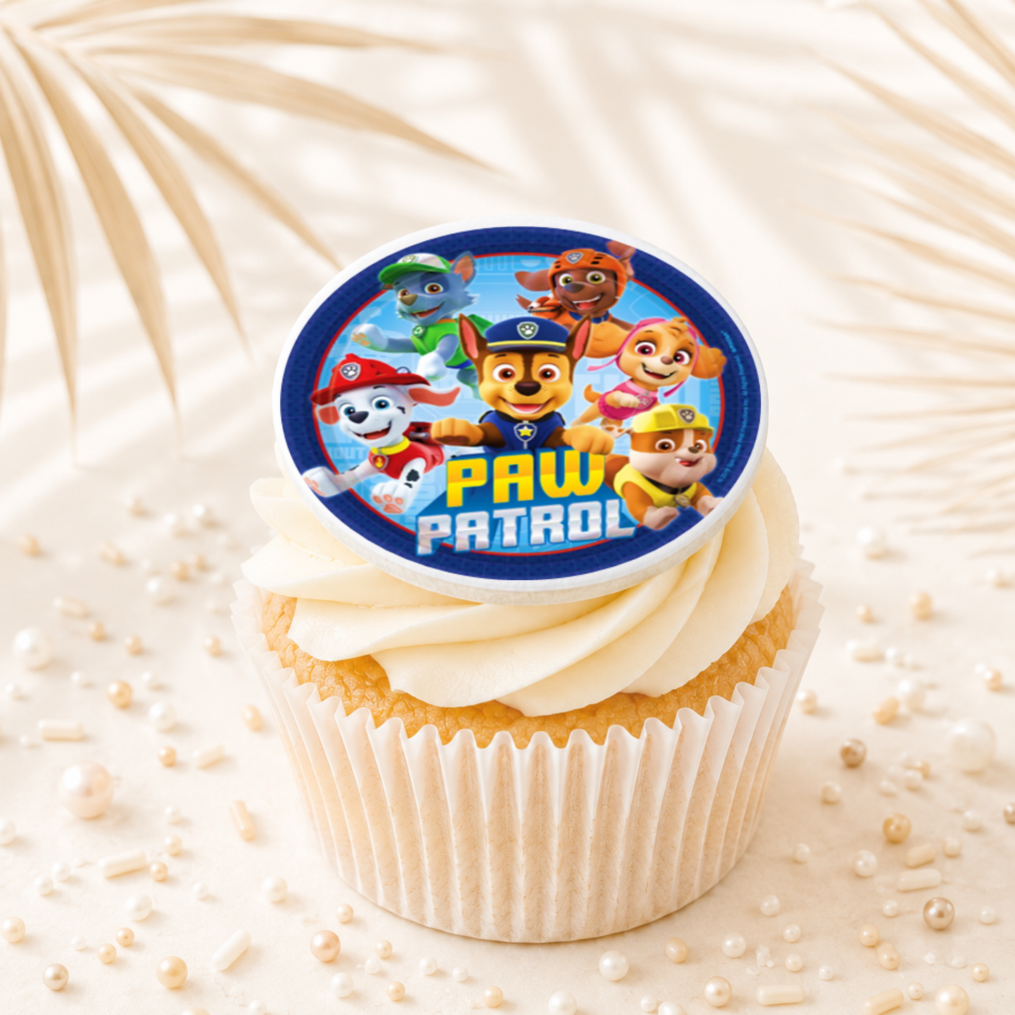 Paw Patrol 04 Cupcake Topper Edible Cake Decorations