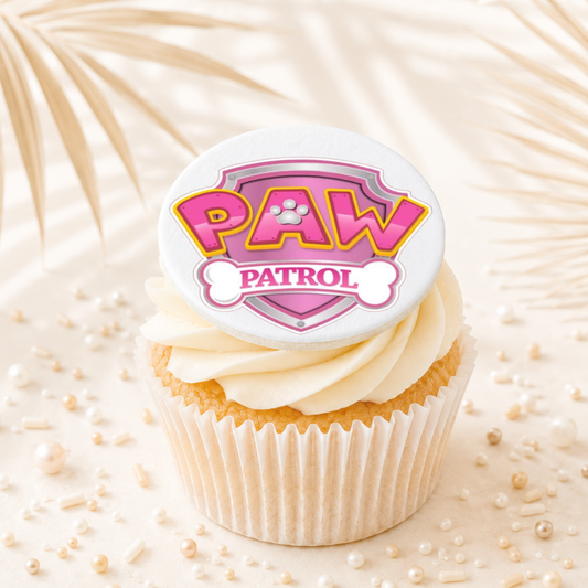 Paw Patrol 06 Cupcake Topper Edible Cake Decorations