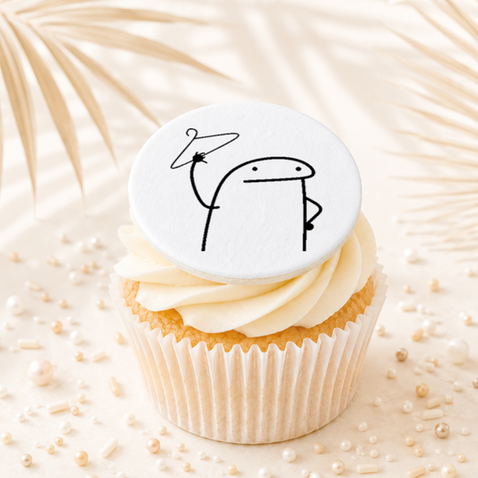 Flork Meme Hanger Cupcake Topper Edible Cake Decorations