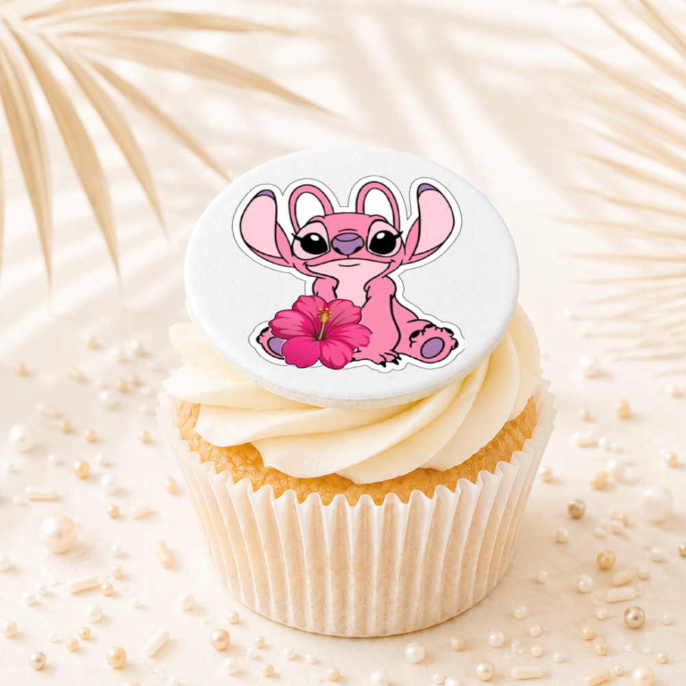Stitch 06 Cupcake Topper Edible Cake Decorations
