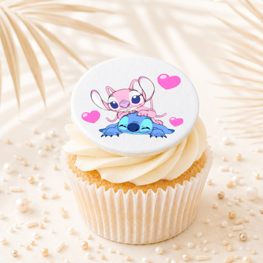 Stitch 09 Cupcake Topper Edible Cake Decorations