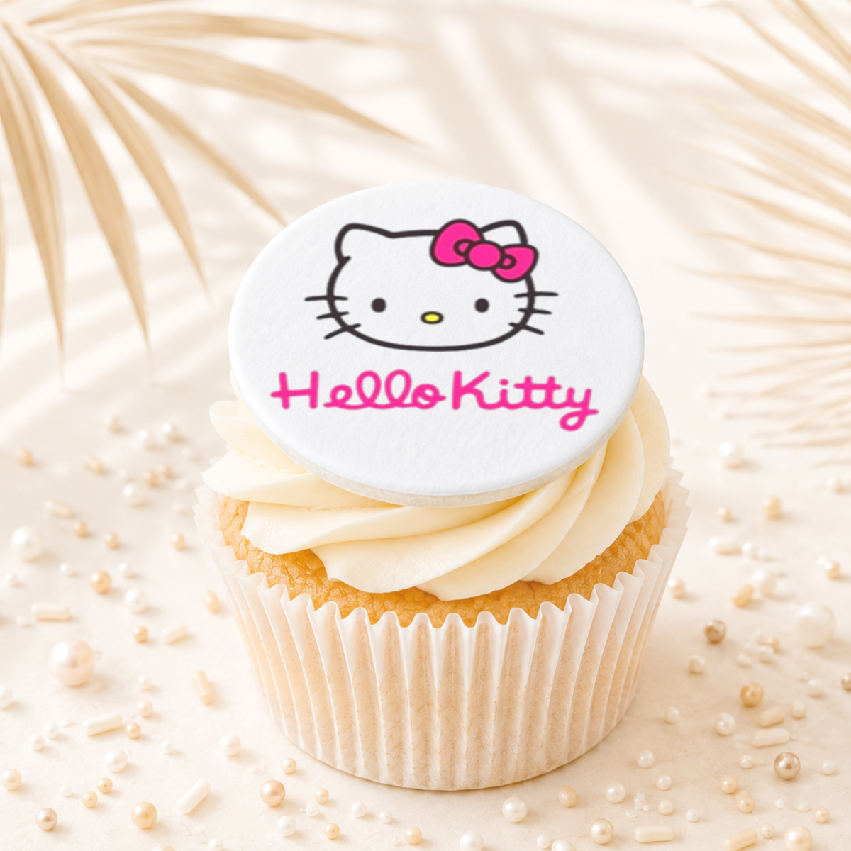 Hello Kitty 03 Cupcake Topper Edible Cake Decorations