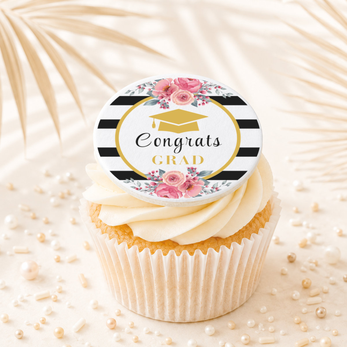 Graduation 02 Topper Edible Cake Decorations
