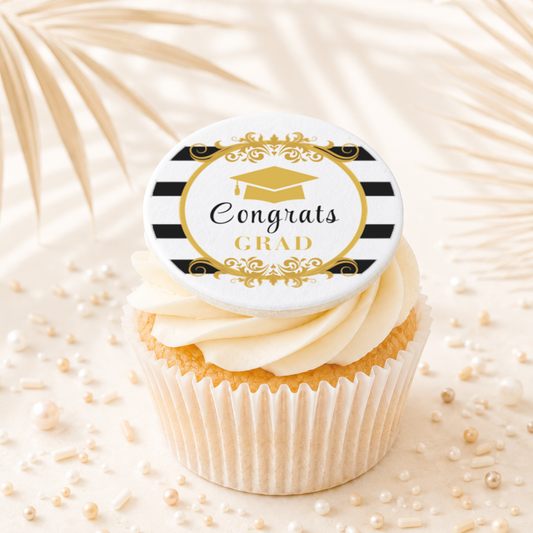 Graduation 03 Topper Edible Cake Decorations