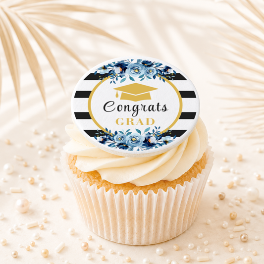 Graduation 04 Topper Edible Cake Decorations