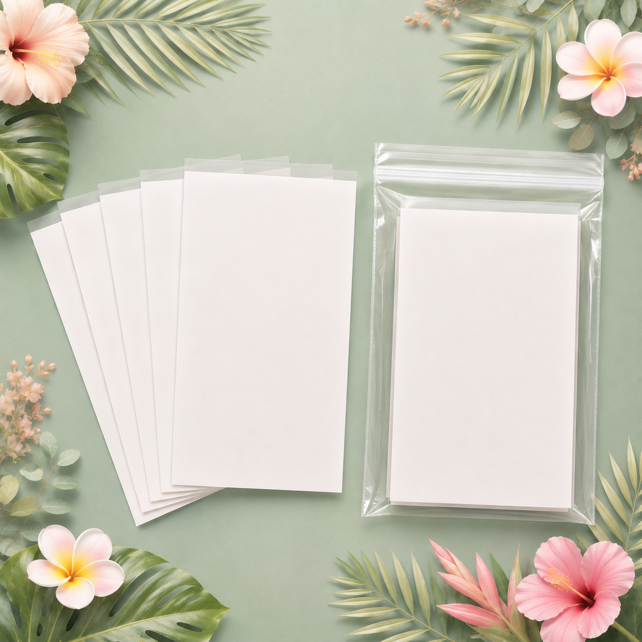 A4 Bright White Plain Printable Edible Fondant Sheets - Pack of 10s